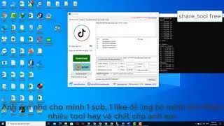 Thumbnail: Chia Sẻ miễn phí Tool Auto Tiktok Tải video Không Logo Hình Mờ