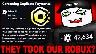 Thumbnail: Check your messages you might have lost robux...