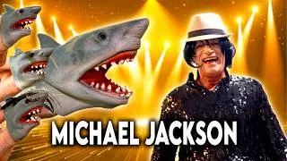 Thumbnail: SHARK PUPPET MEETS MICHAEL JACKSON!