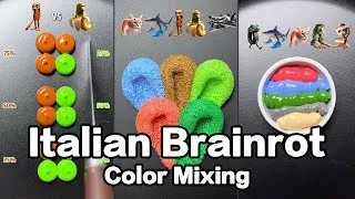 Thumbnail: Italian brainrot | Color mixing | Tung Tung Tung Sahur | Guess the mixed colors