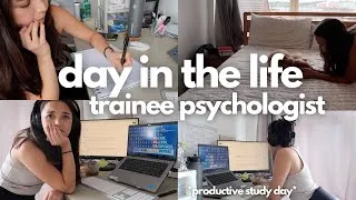 Thumbnail: Day in my life:  PhD student UK, trying to be productive and trying to have work life balance