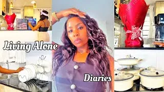 Thumbnail: LIVING ALONE DIARIES | UNBOXING KITCHEN UTENSILS + MANY MORE || Sharon Jacobs