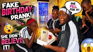 Thumbnail: Pranked Renny With a FAKE iPhone 17 Pro Max! 🙀🎂
