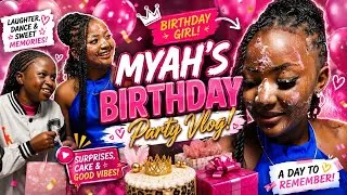 Thumbnail: Myah's Birthday Party Vlog 🎂💙 | Fun, Cake & Memories!