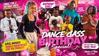 Thumbnail: Birthday Surprise at House of Blue! 🎉💃 | Dance Class Vlog