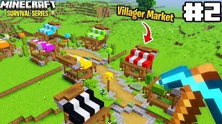 Thumbnail: Beautiful VILLAGER MARKET In My Minecraft Survival Series [Minecraft Pe Survival Part-2]