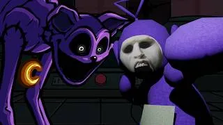 Thumbnail: Experimental Protocol🎶 (FNF Sleep Well but it's a Tinky Winky VS Catnap Cover)
