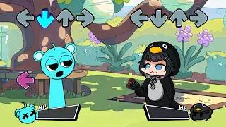 Thumbnail: FNF GuguGaga VS Sprunki sings Bluey Can Can (Cover Song)