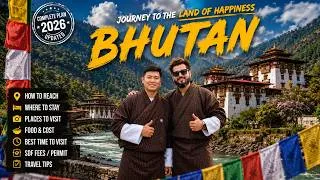 Thumbnail: Bhutan Complete Travel Guide 2026 | Cost, Permit, Hotels, Food & 6 Days Itinerary | Bhutan Tour 2026