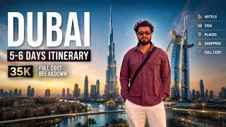 Thumbnail: Dubai Travel Guide | Dubai Itinerary & Tour Budget | Dubai Tour Plan 2026 | Dubai Must Visit Places