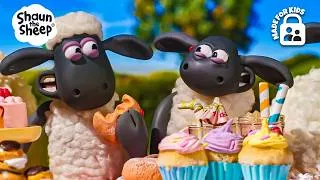 Thumbnail: WE TRICKED BITZER INTO BAKING TREATS! 🍰🐶 | Shaun the Sheep & Friends