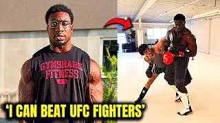 Thumbnail: 300lb COCKY Bodybuilder Is DELUSIONAL About His Fighting Skills