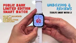 Thumbnail: Limited Edition PB Smart Watch | TechLife Smart Watch L1 - UNBOXING & REVIEWS