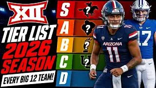 Thumbnail: I Ranked EVERY Big 12 Team for 2026…
