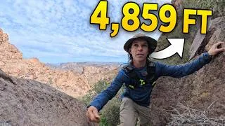 Thumbnail: I Took My Chevy Express Van Deep Into the KOFA Wilderness... Then Hiked This Peak