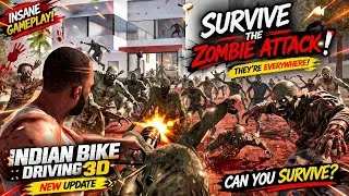 Thumbnail: Indian Bike Driving 3D New Update 🤯🚨 | Zombie Mode Unlocked | New Cheat Code