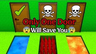 Thumbnail: Can You Survive the Deadly Door Trap? 😨 | Roblox Gameplay