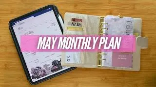 Thumbnail: MAY 2026 MONTHLY PLAN WITH ME! setting up my digital and physical planners for the month!