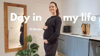 Thumbnail: a pregnant day in my life (anatomy scan, what i'm eating, prenatals)