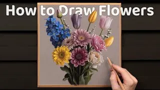 Thumbnail: How to Draw Flowers Using Soft Pastels & Pastel Pencils