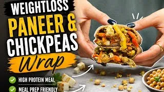 Thumbnail: I ate it everyday in my dinner & lost 10 kg in 3 months | High Protein Veggie Wrap | Weightloss Diet