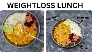 Thumbnail: Weightloss Lunch Meal | Dahi Chole Recipe | High Protein Vegetarian Meal | Easy Lunch Idea