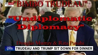 Thumbnail: "Bimbo Trudeau" "The Prince of Performative Caring" Douglas Murray & Rita Panahi