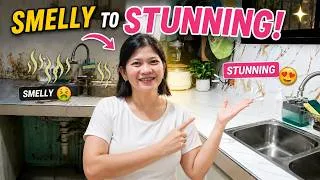 Thumbnail: Amoy Kanal sa Kusina? Ito Pala ang Pinagmumulan! 😱DIY Kitchen Makeover
