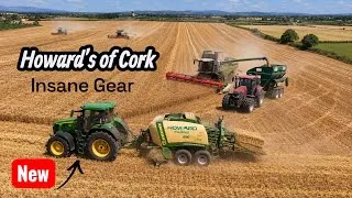 Thumbnail: Jaw Dropping Harvest in Cork Ireland. Huge Gear on a working farm #cows #farming #harvesting #irish
