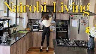 Thumbnail: Our Last Week in Nairobi Vlog. Cooking. Grocery Shopping. Laundry. Cleaning. Restock