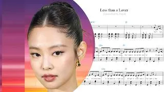 Thumbnail: JENNIE — Less than a Lover — Piano Sheet Music $3 [4K]