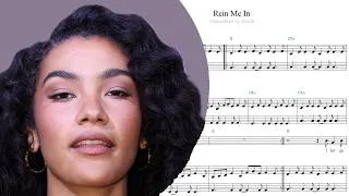 Thumbnail: Sam Fender, Olivia Dean — Rein Me In — Piano Sheet Music $3 [4K]