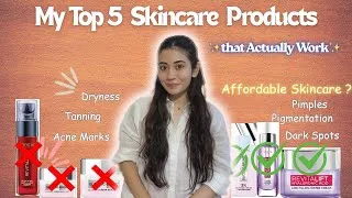 Thumbnail: Stop Wasting Your Money!! These 5 Dermat Approved Products Actually Work ✨#skincare #top5 #skin 
