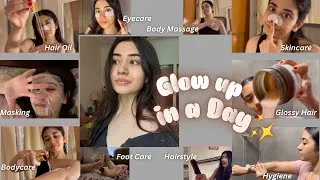 Thumbnail: How to Actually Glow Up in 1 Day ! Tips , Hygiene Routine✨😘 #selfcare  #glowup #hygiene #skin 