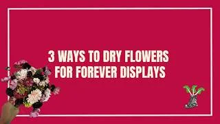 Thumbnail: 3 Easy Ways To Dry Flowers At Home For Forever Displays