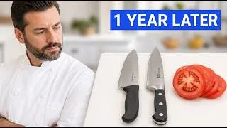 Thumbnail: Victorinox vs WÜSTHOF: Which Chef Knife Actually Wins After 1 Year?