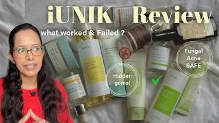 Thumbnail: Emptied Korean skincare products from iunik : what actually works & is worth buying for #acneskin 