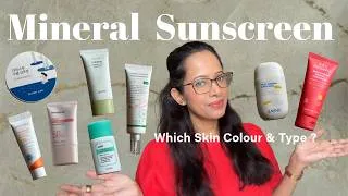 Thumbnail: I tested 8 Mineral Sunscreen ( Korean & Indian ) - Did these leave whitecast ?