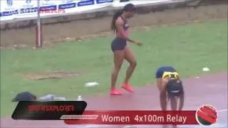 Thumbnail: Shelly-Ann Fraser-Pryce Women 4X100m Relay  2016 Milo Western Relays