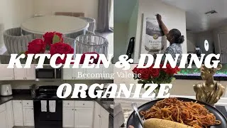 Thumbnail:     JULY FLOURISHING 🌿 Episode 4 | Kitchen & Dining Room Clean & Organize + Decorating