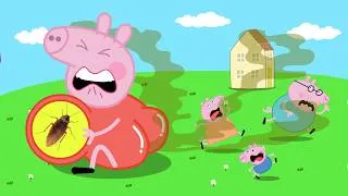 Thumbnail: Peppa Pig Lost Control?! Runnn, Georgeee!! | Peppa Pig Funny Animation