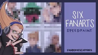 Thumbnail: Six Fanarts Challenge SPEEDPAINT || #sixfanarts