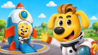 Thumbnail: Astronaut Training Day | Fun Job Pretend Play for Kids | Cartoon | Sheriff Labrador