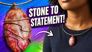 Thumbnail: I Turned Fabric and a Simple Stone Into a Statement Necklace!