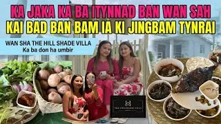 Thumbnail: Wan ban mad ia ki bam tynrai bad ban wan Kai pyngngad sha umbir || THE HILL SHADE VILLA || 🏊 🥘 ❣️✨