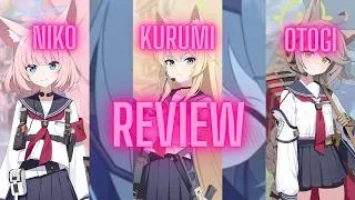 Thumbnail: Blue Archive Global Niko Kurumi and Otogi Review