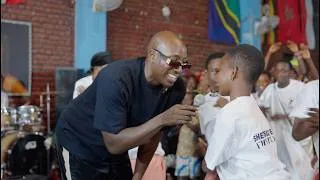 Thumbnail: Bien performs Finale, Extra Pressure and Chikwere with Sherrie Silver Foundation kids