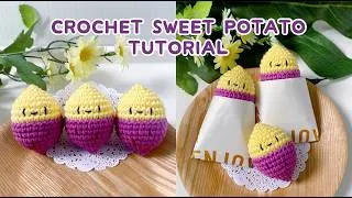 Thumbnail: How to Crochet a Sweet Potato 🍠 | Step by Step Beginner Tutorial