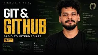 Thumbnail: Git & GitHub Full Course for Beginners | Industry Workflow (Part 1)