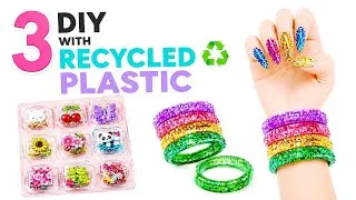 Thumbnail: 3 Amazing DIY Crafts Made with Recycled Plastic / Easy crafts / DIY Projects / Creative Ideas / DIY